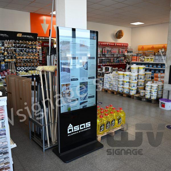 Jednostranný totem ROUNDo