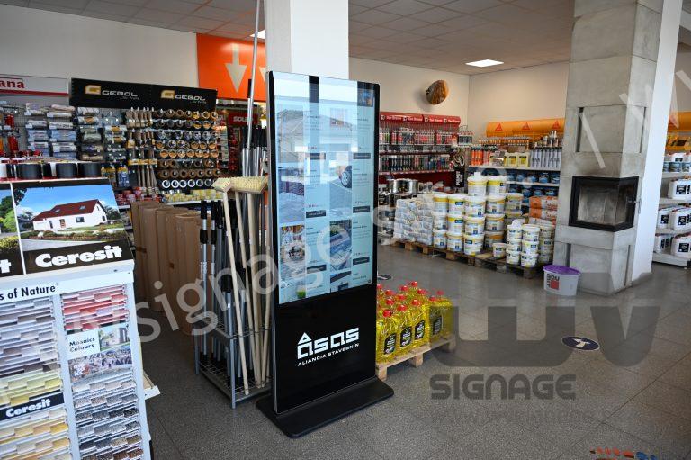 Jednostranný totem ROUNDo